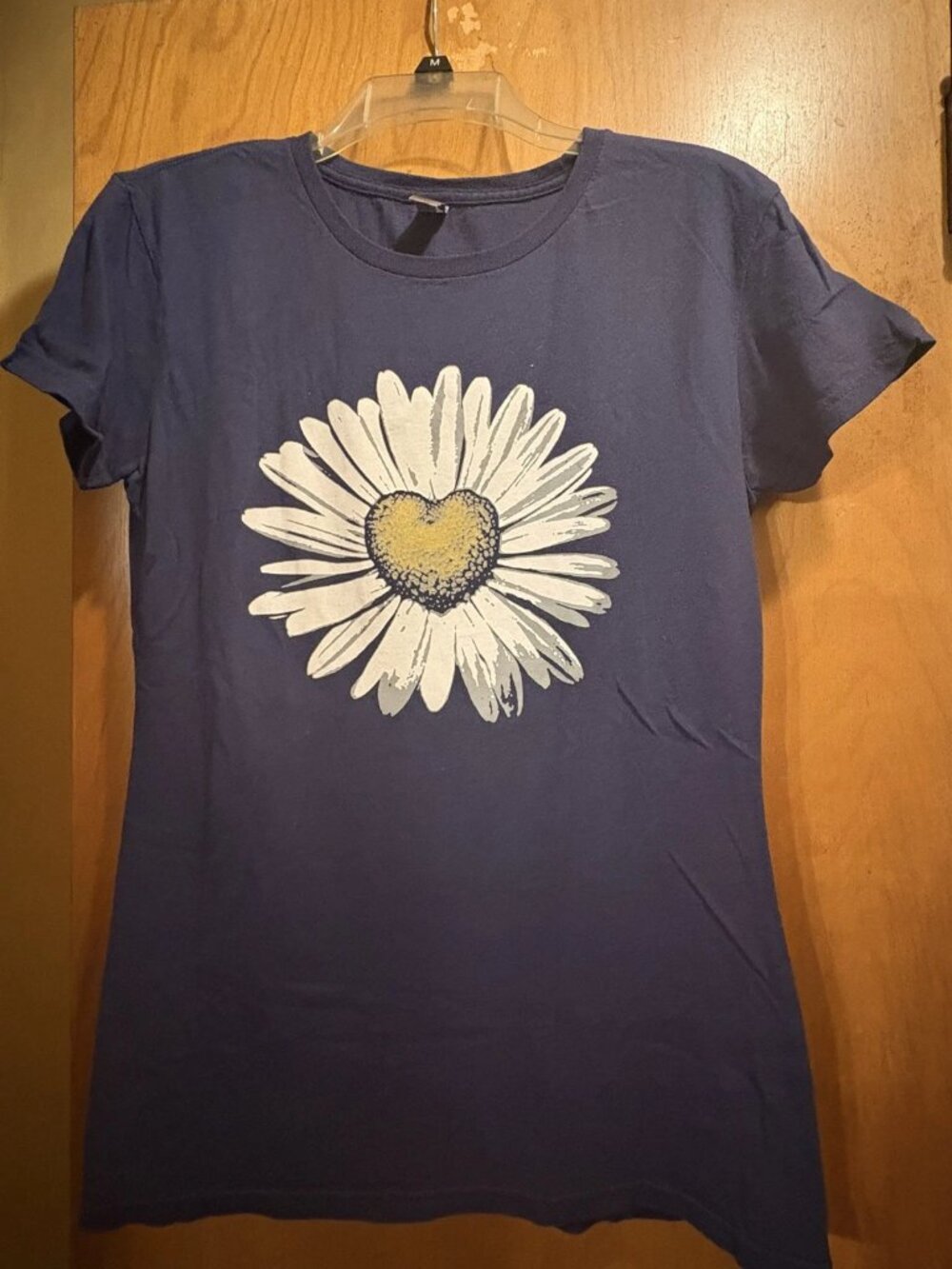 Women's White Daisy Graphic Tee - Size M